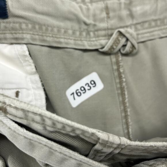 POLO RALPH LAUREN Shorts Mens 35 Military 8" Double Pleat Chino Belted Made USA - Picture 14 of 14